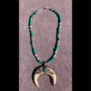 Genuine Navajo-Apache convertible necklace